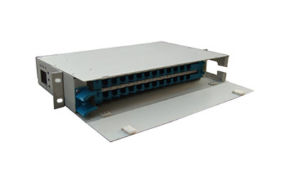 2U sliding drawer type fiber optic distribution box